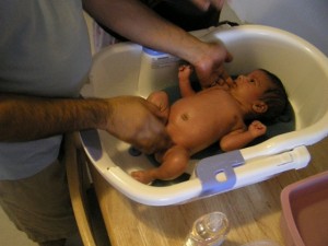 In the Tub