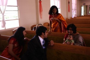 Chacko Uncle, Shila Aunty, Maria Aunty, Amma & I